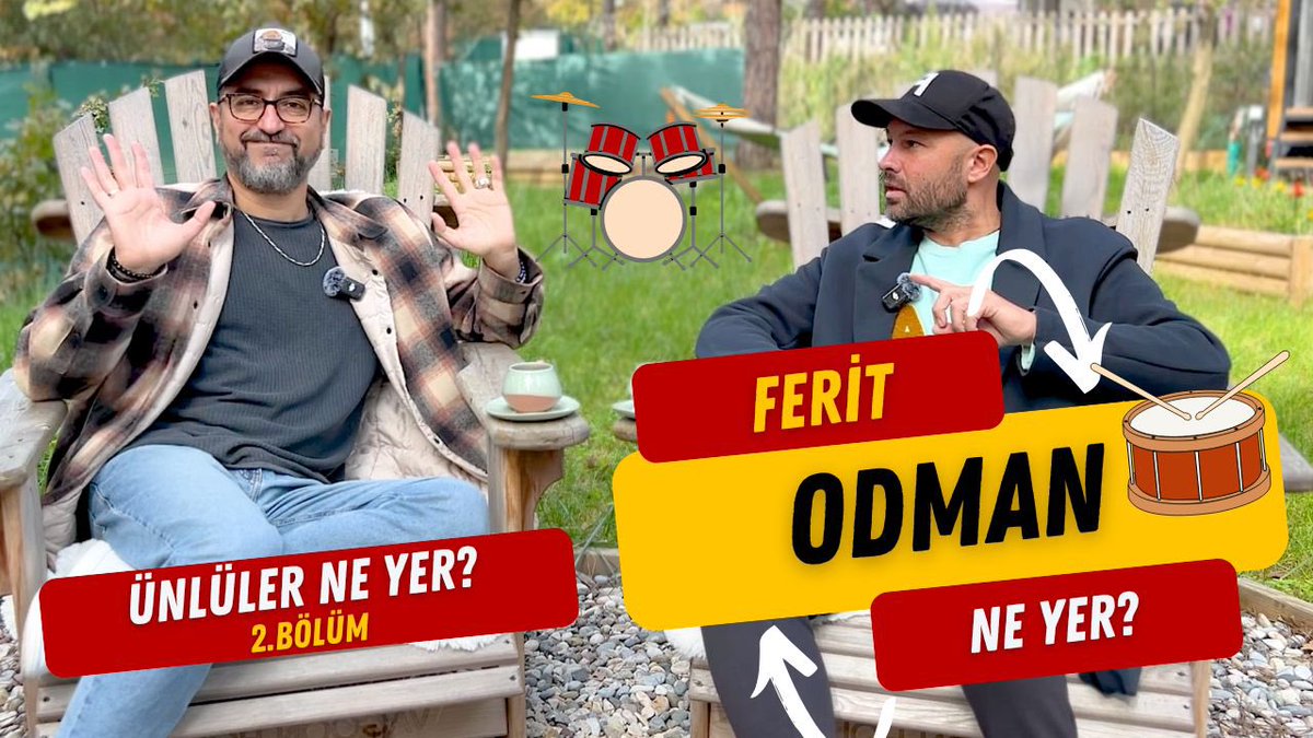harbiyiyorum's tweet photo. Jazz davulcusu Ferit Odman, yemek tutkusunu Harbiyiyorum’da anlattı! 🍽️🥁 Hangi lezzetlere bayıldığını görmek için hemen izleyin: https://t.co/H5skrsJcH2 https://t.co/wMXBXp6h8i