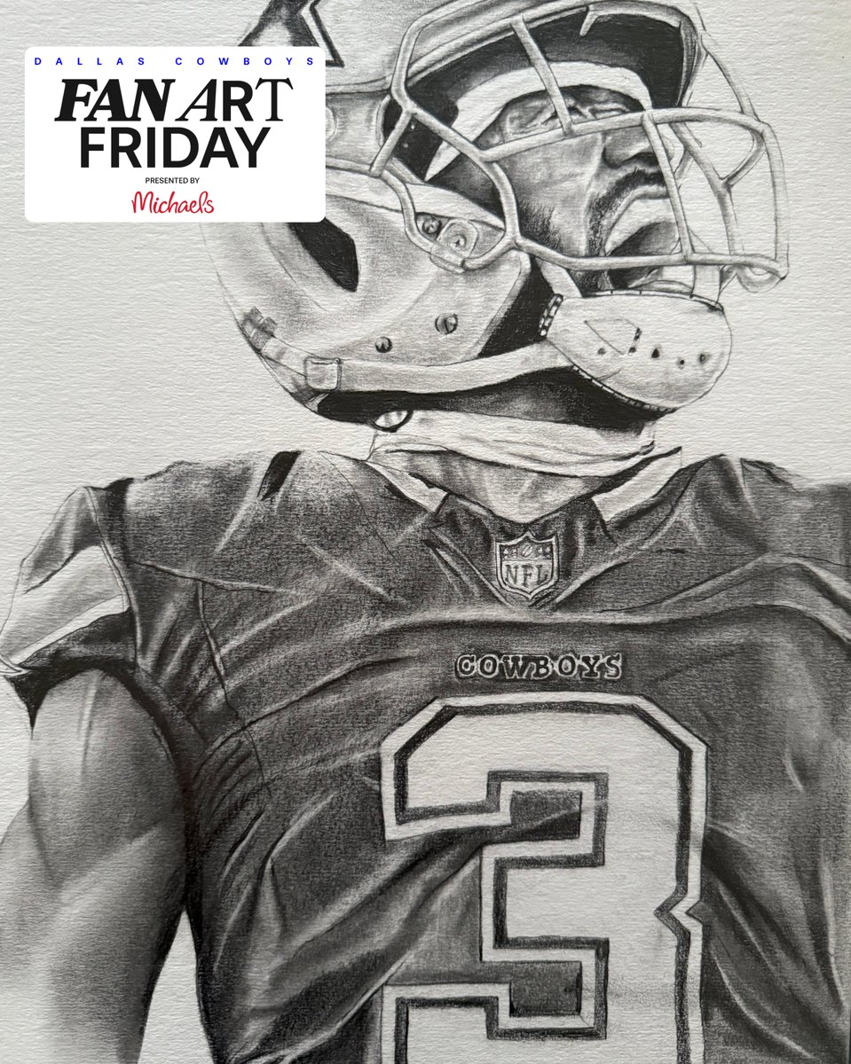dallascowboys's tweet photo. works of (fan) art 🖊️  

#DallasCowboys | @MichaelsStores https://t.co/gqForbdHb1