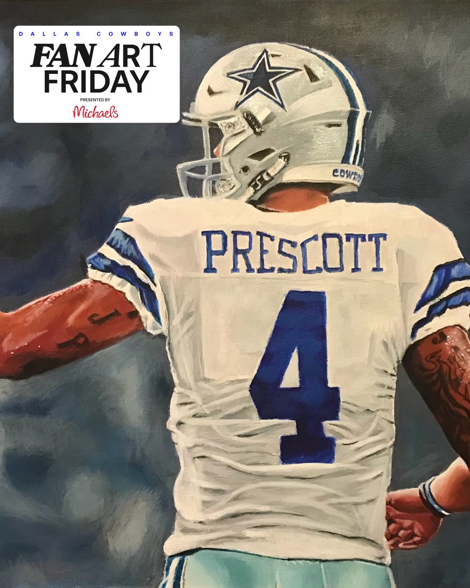dallascowboys's tweet photo. works of (fan) art 🖊️  

#DallasCowboys | @MichaelsStores https://t.co/gqForbdHb1