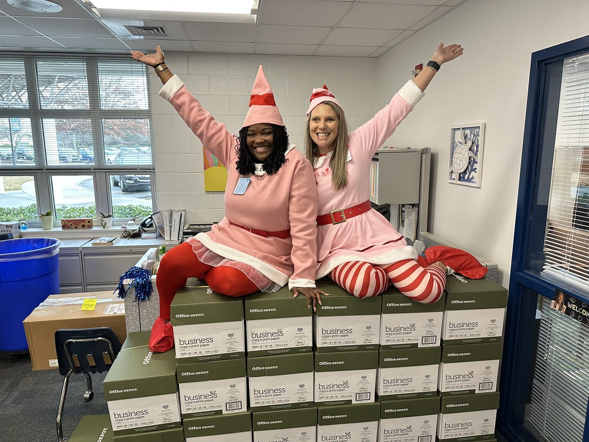 All Pembroke <a href="/PES_Mustangs/">Pembroke Elementary</a> wants for Christmas is copy paper! The elves delivered! <a href="/BethBianchi/">Beth Bianchi</a>