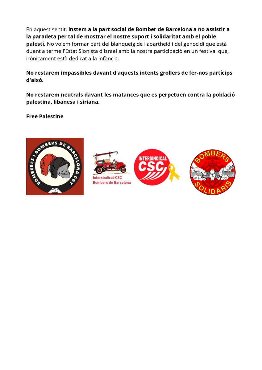 Intersindical bombers de BCN tweet media