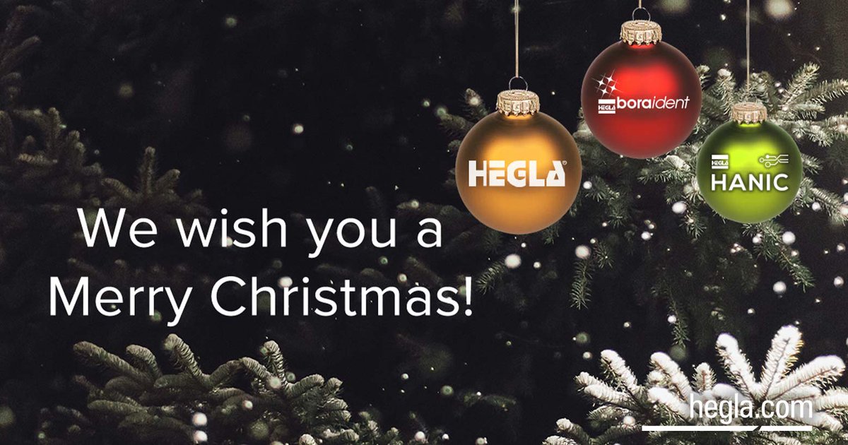 It’s finally here: #Christmas is at the door.🎄🎁
Wishing you and your loved ones a wonderful Christmas and happy holidays, from all of us!😊

#hegla #heglagroup #christmas