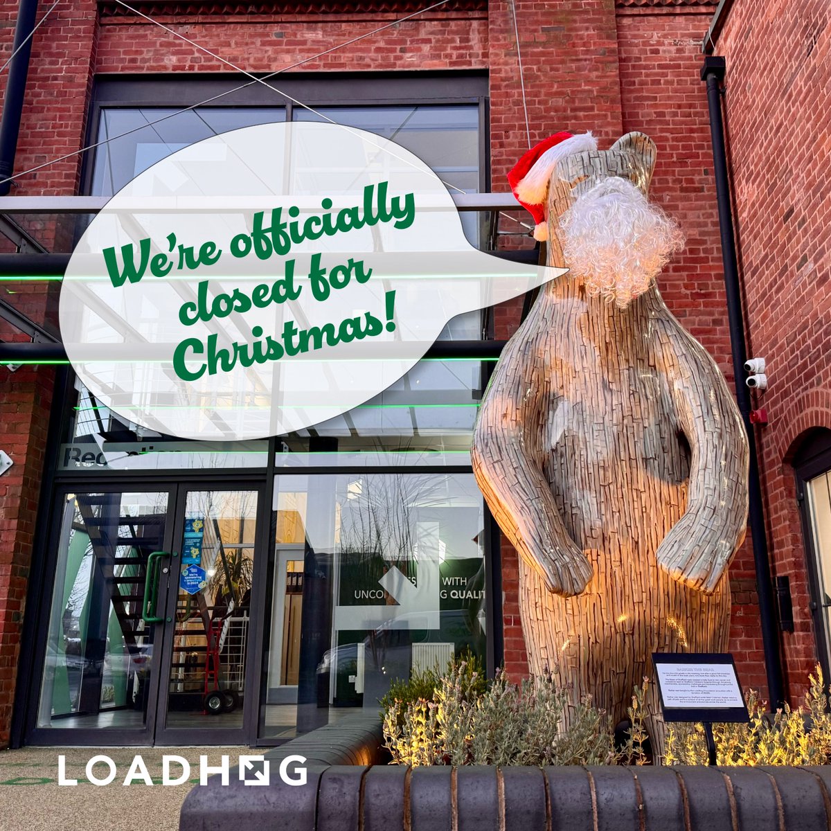 That's a wrap!

We're powering down our machines and closing our doors for some well-deserved rest over the festive period. 

We will be closed from 5pm today, and will reopen on the 2nd of January.