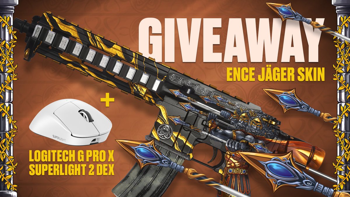 ENCE Rainbow Six (@ence_r6) on Twitter photo 🎁HOLIDAY GIVEAWAY🎁
Chance to win our new ENCE R6 skin and <a href="/LogitechG/">Logitech G</a> Superlight 2 DEX mouse!
To enter:
🫂 Follow <a href="/ENCE_R6/">ENCE Rainbow Six</a>
🔁 Retweet & like this post
The winners will be raffled on 6.1.2025.
🇪🇺 EU ONLY 🎁HOLIDAY GIVEAWAY🎁
Chance to win our new ENCE R6 skin and <a href="/LogitechG/">Logitech G</a> Superlight 2 DEX mouse!
To enter:
🫂 Follow <a href="/ENCE_R6/">ENCE Rainbow Six</a>
🔁 Retweet & like this post
The winners will be raffled on 6.1.2025.
🇪🇺 EU ONLY