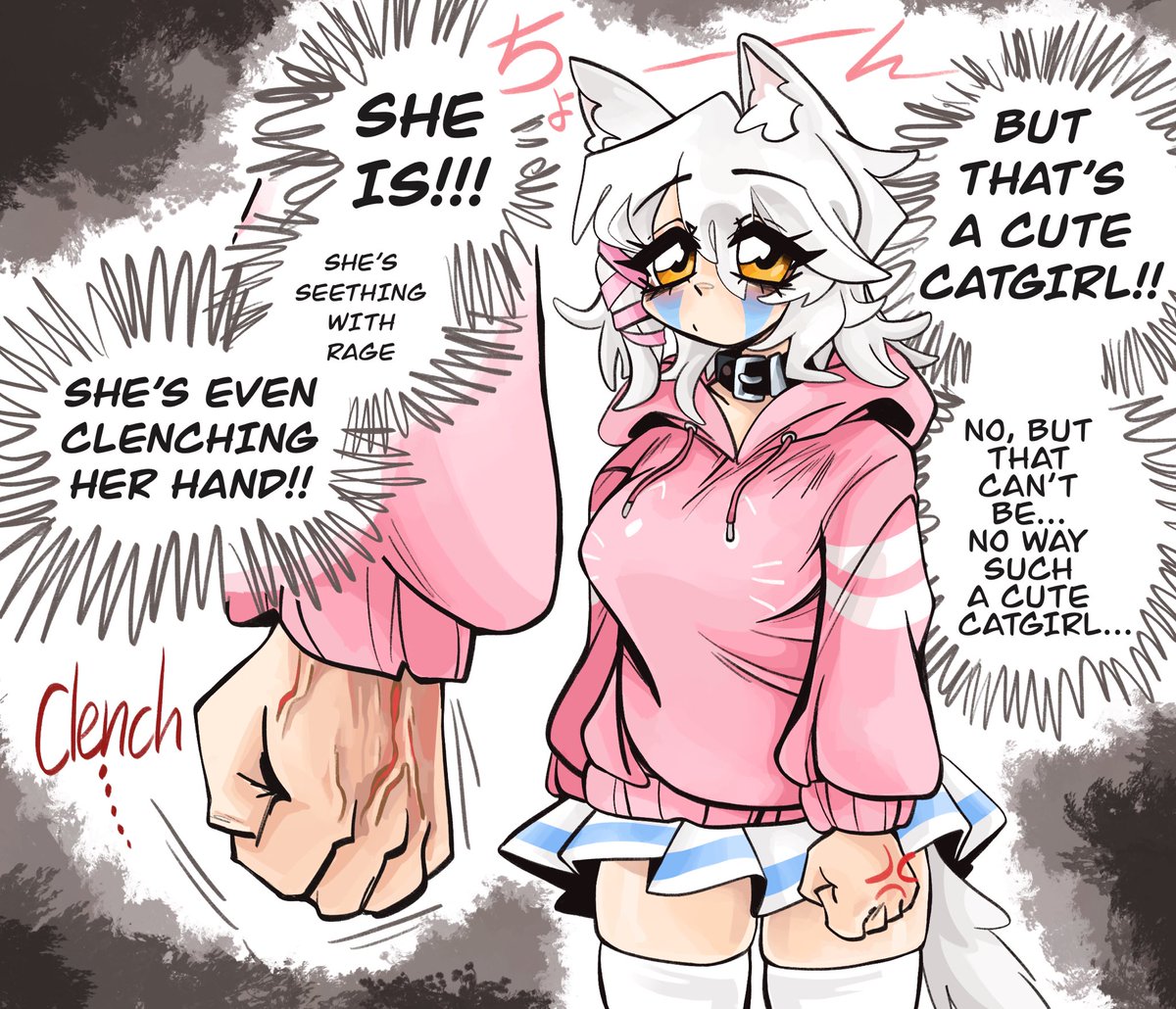 A rage that could only be masked by someone who has worked a customer service job. <a href="/AzzyLily/">Azzy Doesn't Support Ai Theft</a>