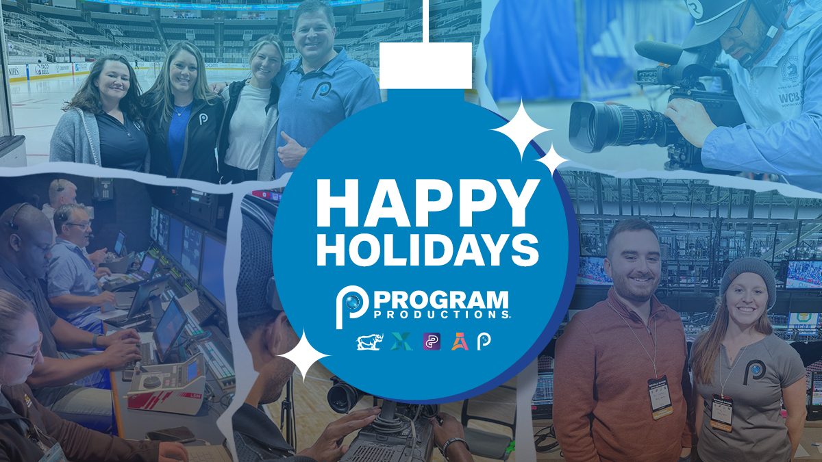 ProgramProd's tweet image. Here’s wishing our amazing clients, partners and team members a happy holiday season—and a huge THANK YOU for helping us deliver passion from every angle. We couldn’t do it without you!