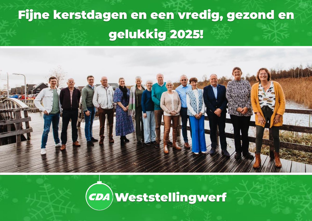cda-weststellingwerf (@cdaweststelling) on Twitter photo 