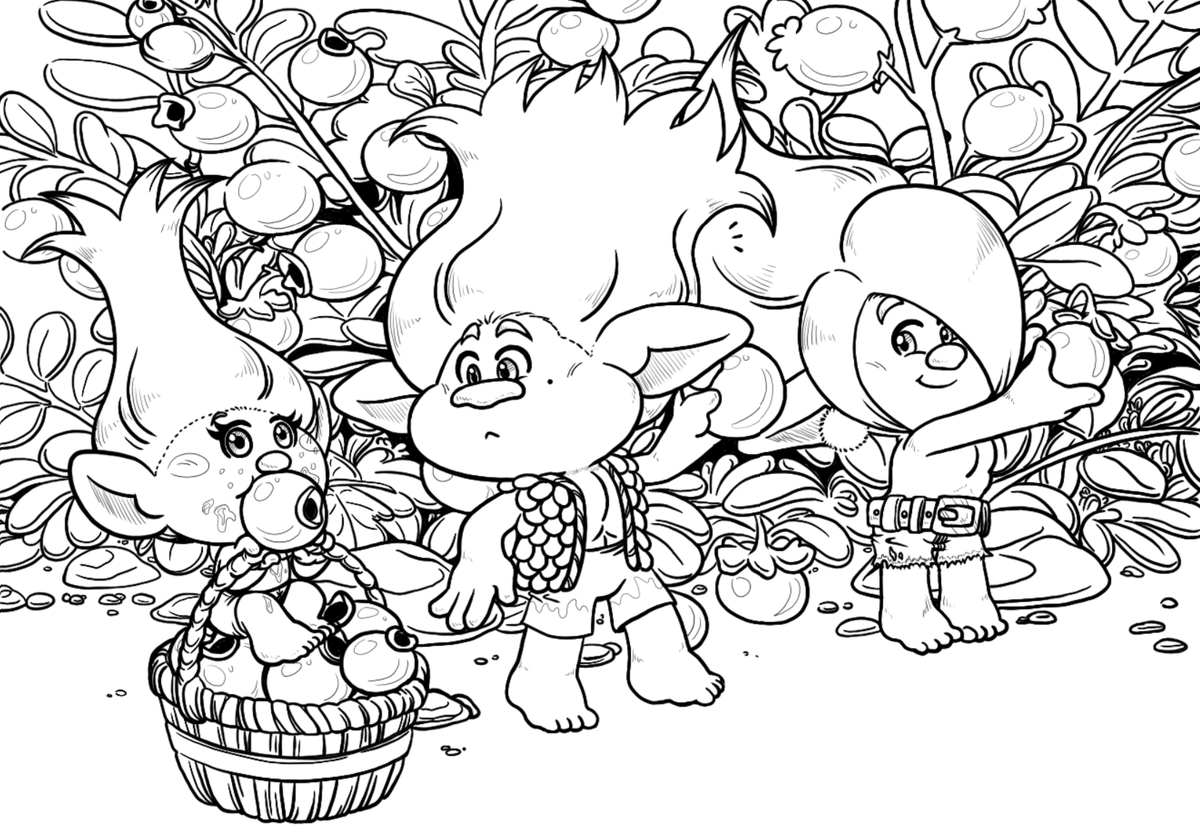 Sometimes I like to draw cute stuff. 

Floyd, Branch, and Keith (sortakinda) harvesting BoomBlueberries for the bunker. Keith is helping as my own nephew likes to.