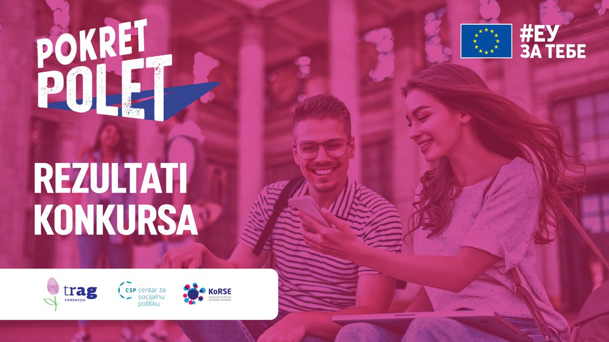 ⌛ Rezultati konkursa za mlade istraživače u okviru trećeg ciklusa programa #PokretPolet najzad su tu!
bit.ly/MladiIstraživa…
