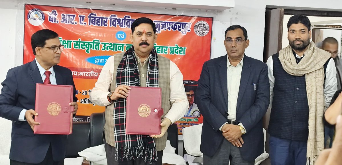 brabu_ac_in's tweet image. Hon&apos;ble VC,  Prof. Dinesh Chandra Rai presided over a symposium on #IndianKnowledgeSystem, organized in collaboration with Shiksha Sanskriti Utthan Nyas, and in his address praised the rich heritage of ancient Indian wisdom and knowledge. @DineshCRai @rajendraarlekar @RSSorg #IKS