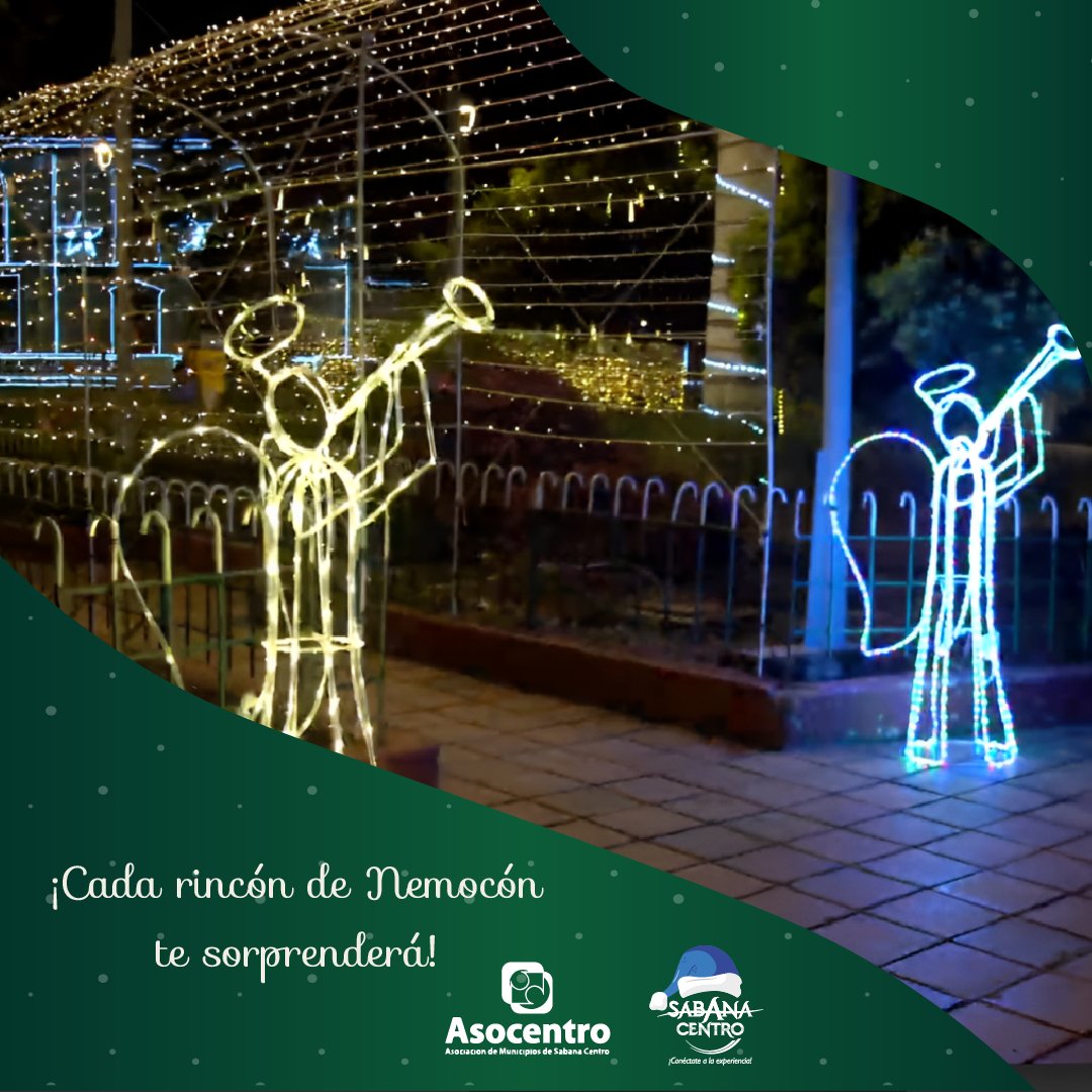 🎄 Nemocón te espera con un alumbrado que ilumina sueños, talleres para liberar tu creatividad, conciertos llenos de emoción y festivales que celebran lo mejor de esta temporada.

#RutaNavideñanemocón #NemocónMagico #Navidadennemocón #Sabordenemocón #vivelamagiadenemocón