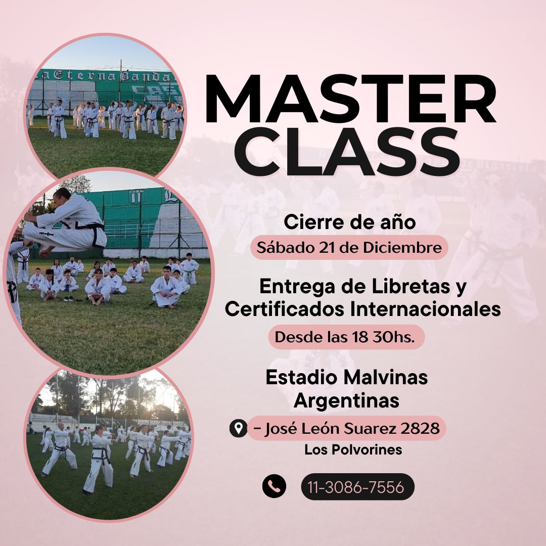 tkd_chaviel's tweet photo. Master Class en la Cancha del CASM 

#itf #itftao #taekwondo #cierredeaño #casm #lospolvorines #masterdagata #siemprepresente https://t.co/aabR2VFbks