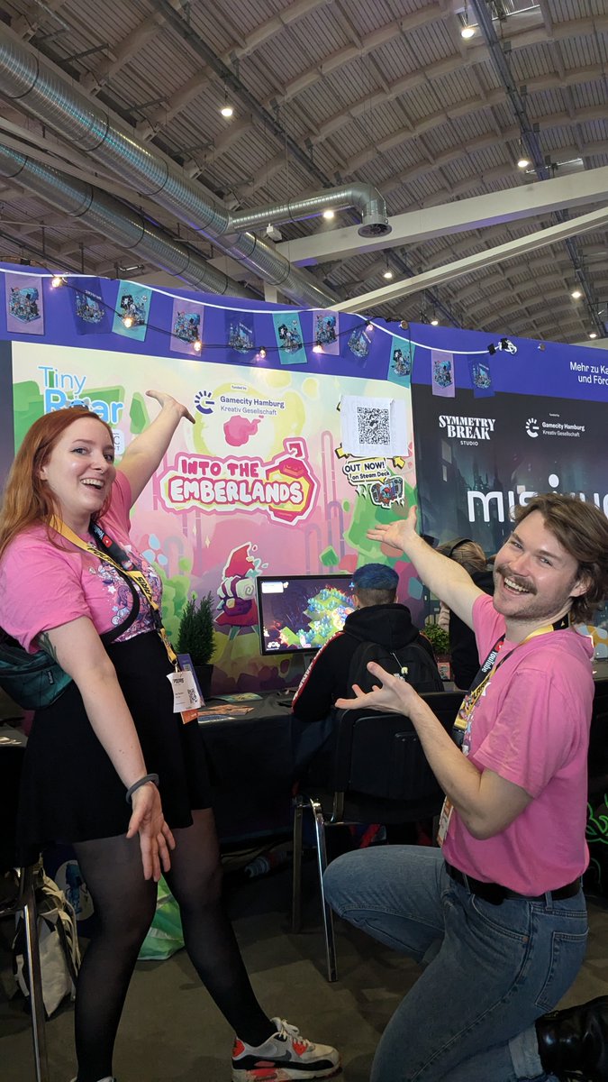 Tiny Roar (@tinyroargames) on Twitter photo <a href="/_wholesomegames/">Wholesome Games</a> <a href="/daedalic/">Daedalic Entertainment</a> In October, we showcased Into the Emberlands at Polaris! ✨😍
We were part of the Gamecity Hamburg booth, surrounded by great company and wonderful games. Seeing players try the game in person was invaluable. Huge thanks to <a href="/gamecityHamburg/">Gamecity Hamburg</a> and everyone who visited us! 🥰 <a href="/_wholesomegames/">Wholesome Games</a> <a href="/daedalic/">Daedalic Entertainment</a> In October, we showcased Into the Emberlands at Polaris! ✨😍
We were part of the Gamecity Hamburg booth, surrounded by great company and wonderful games. Seeing players try the game in person was invaluable. Huge thanks to <a href="/gamecityHamburg/">Gamecity Hamburg</a> and everyone who visited us! 🥰
