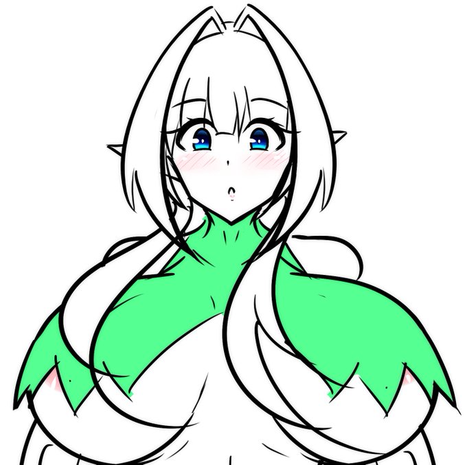 落書きで描いた名もなきエルフさん。 