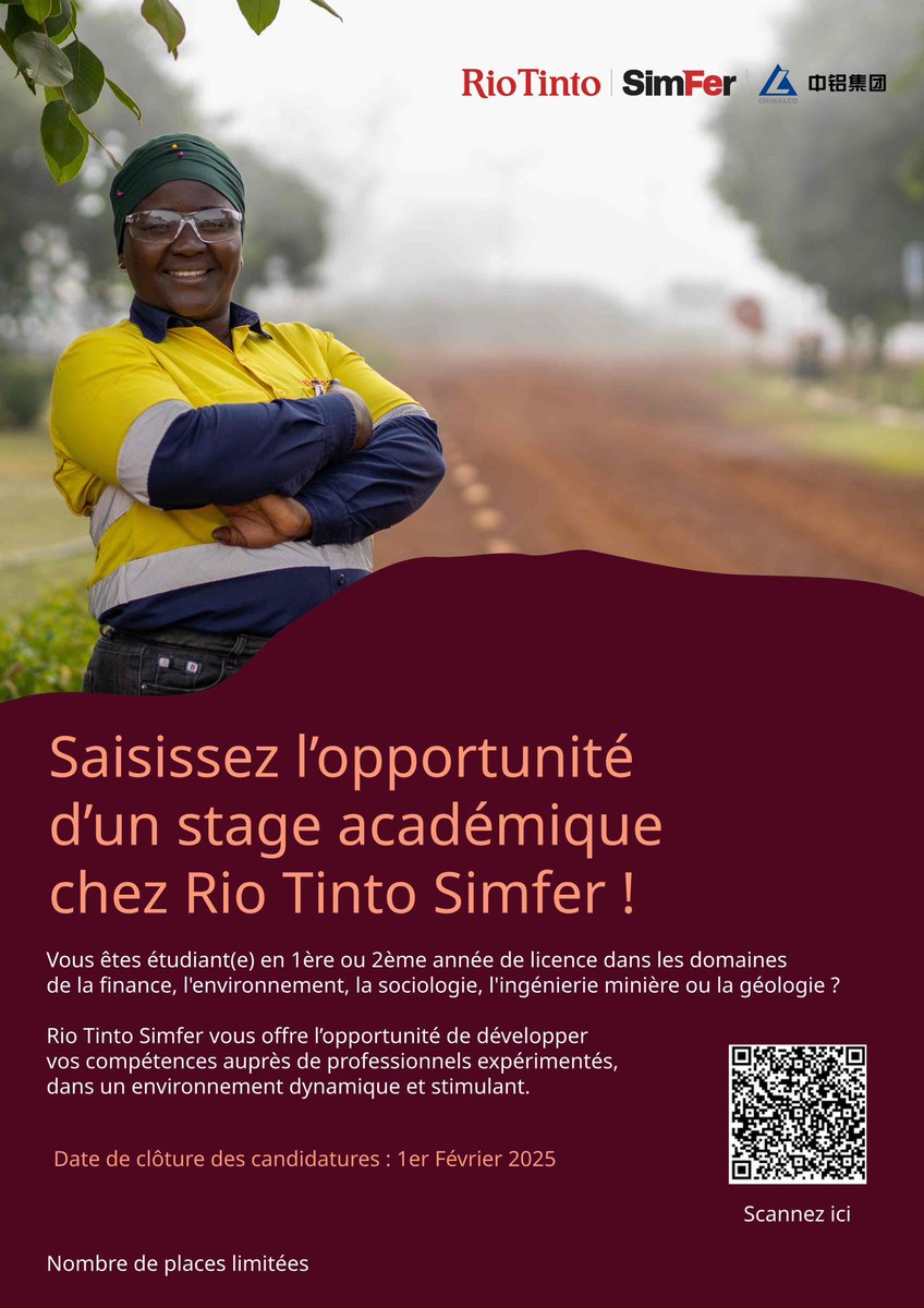 𝐈𝐒𝐌𝐆𝐁 🎓 𝐒𝐚𝐢𝐬𝐢𝐬𝐬𝐞𝐳 𝐥'𝐨𝐩𝐩𝐨𝐫𝐭𝐮𝐧𝐢𝐭𝐞́ 𝐝'𝐮𝐧 𝐬𝐭𝐚𝐠𝐞 𝐚𝐜𝐚𝐝𝐞́𝐦𝐢𝐪𝐮𝐞 𝐜𝐡𝐞𝐳 𝐑𝐢𝐨 𝐓𝐢𝐧𝐭𝐨 𝐒𝐢𝐦𝐟𝐞𝐫 ! 🎓