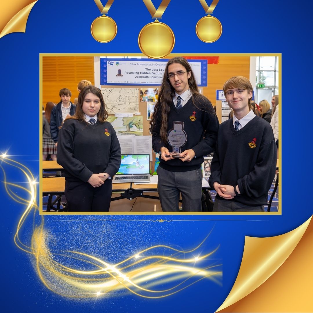 1st Place for our TY students in the UCD 2024 Adventures in Cyberland competition, receiving the prestigious UCD Centre for the Advancement of Wellbeing in Education Award. 

"The Lost Soul: Revealing Hidden Depths in Cybersecurity"

#ucd #cyberwise
#ddletb #teamddletb