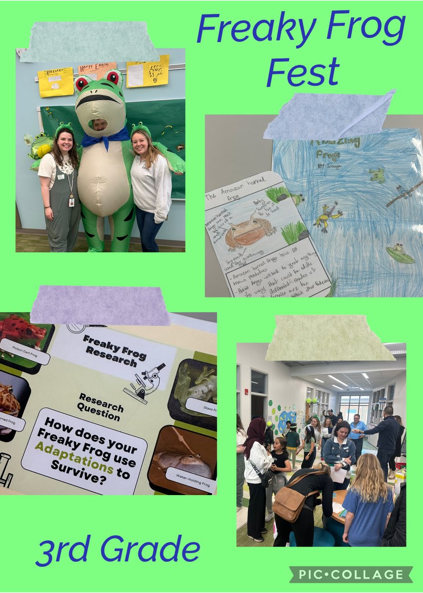 3rd Grade Freaky Frog Fest is a great way to end the 2nd Quarter!