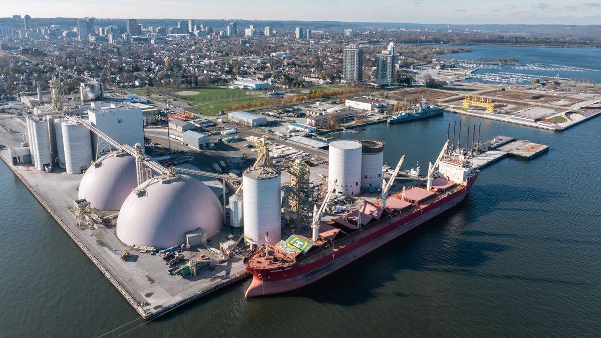 🔻 P&amp;H is expanding its Port of #Hamilton #flour #mill with new #silos and a third mill: tinyurl.com/ya7wza29 
<a href="/HOPAports/">Hamilton-Oshawa Port Authority</a> <a href="/ParrishHeimbeck/">Parrish & Heimbecker, Ltd</a> 
#Ports #AgriFood #Ontario #BulkMaterialsInternational