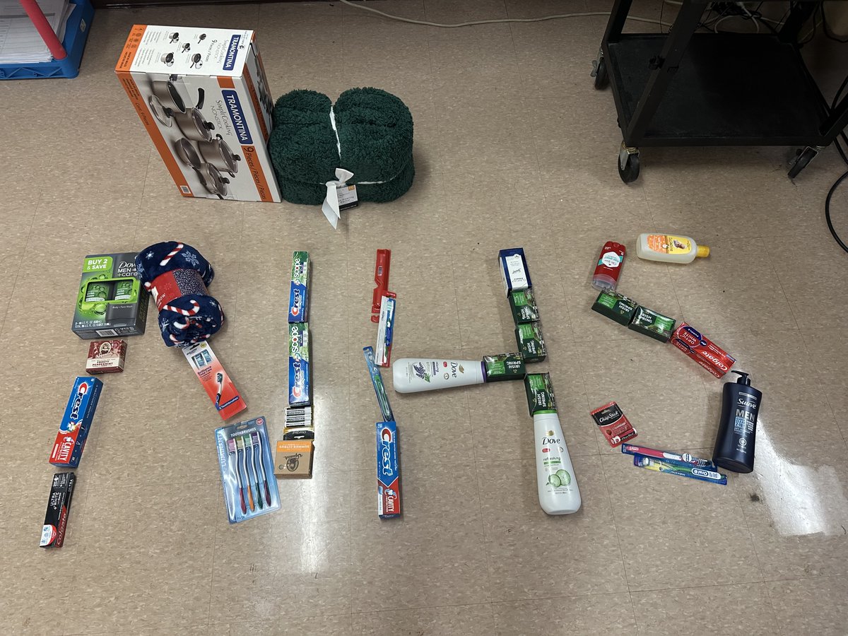 Thank you to all our NHS members who donated to this year's household item drive!