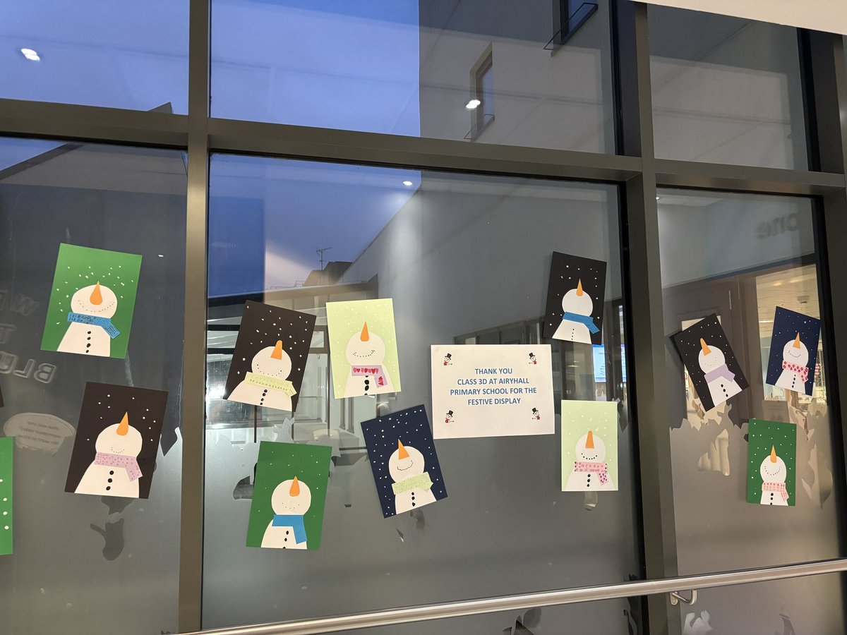 Rachel Donald (@rachelx64) on Twitter photo Thank you class 3D <a href="/AiryhallSch/">Airyhall School</a> for our wonderful festive art display this year at Aberdeen Health Village ⛄️ ☃️ ❄️ 🎨 <a href="/NHSGrampian/">NHS Grampian</a> <a href="/Reid1Sandy/">Sandy Reid</a> <a href="/HSCAberdeen/">Aberdeen City HSCP</a> Thank you class 3D <a href="/AiryhallSch/">Airyhall School</a> for our wonderful festive art display this year at Aberdeen Health Village ⛄️ ☃️ ❄️ 🎨 <a href="/NHSGrampian/">NHS Grampian</a> <a href="/Reid1Sandy/">Sandy Reid</a> <a href="/HSCAberdeen/">Aberdeen City HSCP</a>