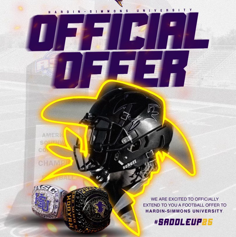 Brycenfoster99 (@brycenfoster99) on Twitter photo After some conversation with coach <a href="/CoachCraigNeece/">Craig Neece</a> I’m blessed to receive an offer form <a href="/HSUCowboys/">Hardin-Simmons Cowboy Football</a> <a href="/CoachGGlynn/">Coach Glynn</a> 🤠 After some conversation with coach <a href="/CoachCraigNeece/">Craig Neece</a> I’m blessed to receive an offer form <a href="/HSUCowboys/">Hardin-Simmons Cowboy Football</a> <a href="/CoachGGlynn/">Coach Glynn</a> 🤠