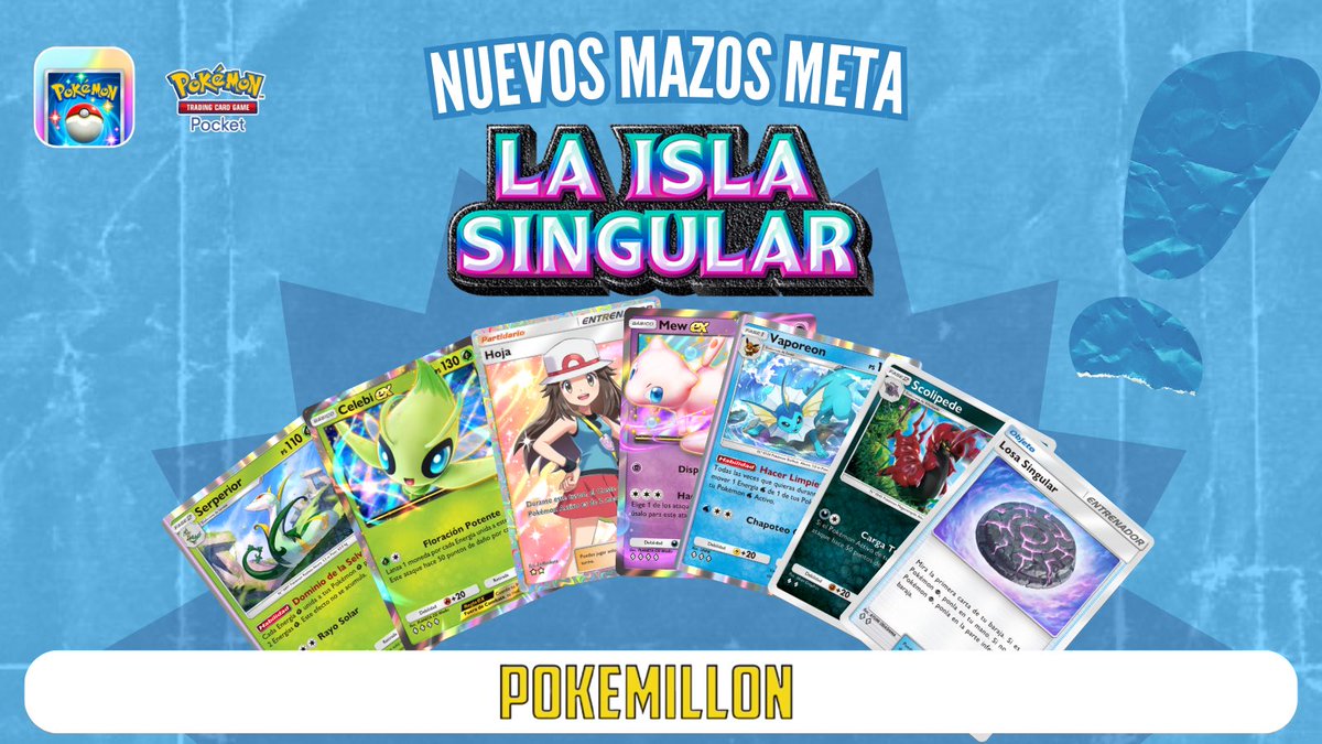 ¿Queréis conseguir los emblemas por cantidad de victorias en Pokémon TCG Pocket?

Con la llegada de las nuevas cartas del sobre de Mew, los mazos meta han cambiado. Aquí os dejo un hilo con imágenes y una explicación rápida de los nuevos mazos más utilizados de “La Isla Singular”