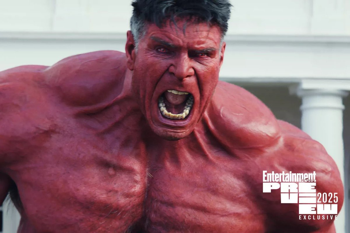 Nuevo vistazo a Harrison Ford como Red Hulk en “CAPTAIN AMERICA: BRAVE NEW WORLD”