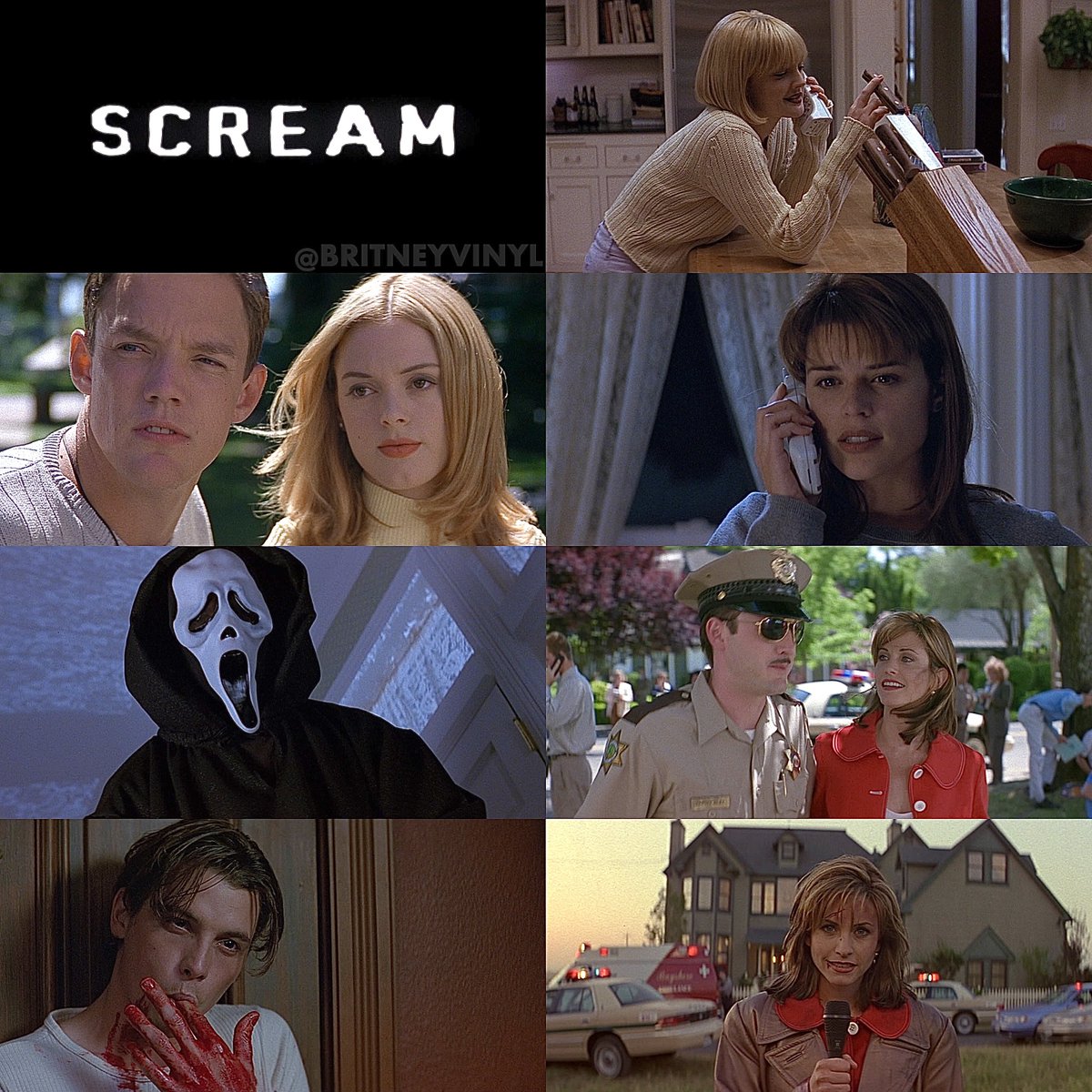 finalboytristan's tweet photo. SCREAM (1996) is 28 years old today. https://t.co/wJlDQqTHpg