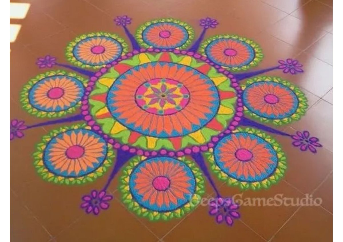 lavanyadeepak's tweet image. #Margazhi 
#Kolangal #Rangoli