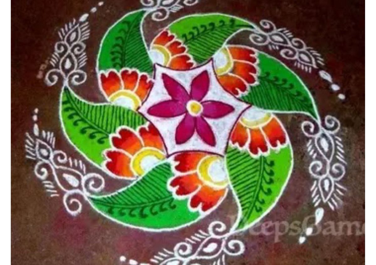 lavanyadeepak's tweet image. #Margazhi 
#Kolangal #Rangoli