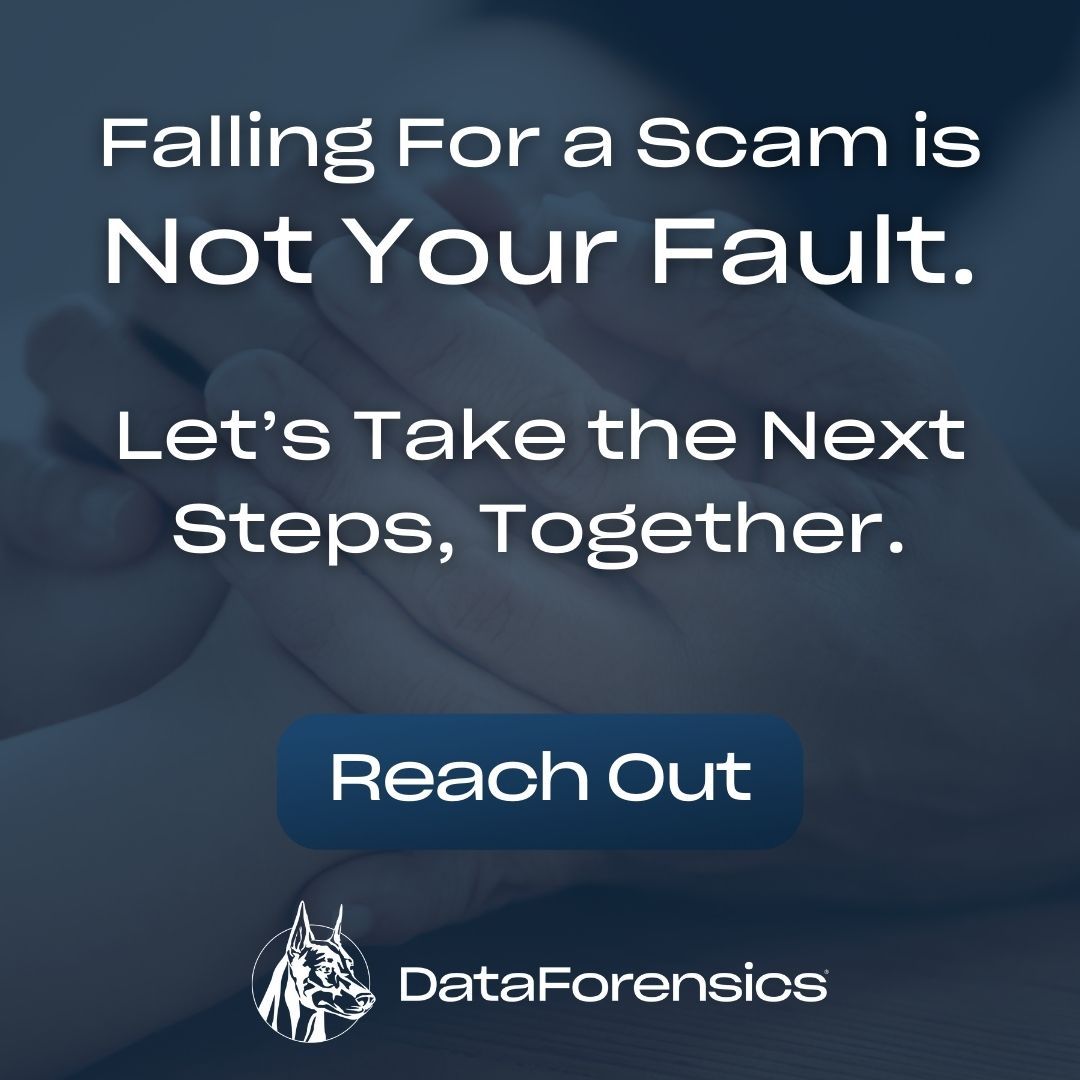 😔 Falling for a scam isn’t your fault.
Scammers are organized, relentless, and deceptive.

At DataForensics, we:
✅ Treat you with respect
✅ Provide real answers
✅ Guide you step-by-step

Clarity. Support. Empowerment.

👉 Learn more: data-forensics.de