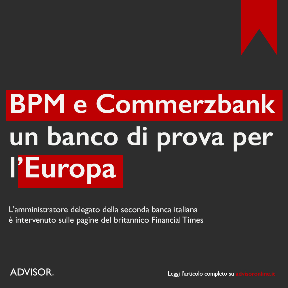 Le operazioni su Banco BPM e Commerzbank saranno un banco di prova per verificare concretamente i propositi di integrazione bancaria dell'Unione Europea...

Leggi l'articolo completo 👉ow.ly/bi0s50UuPXo