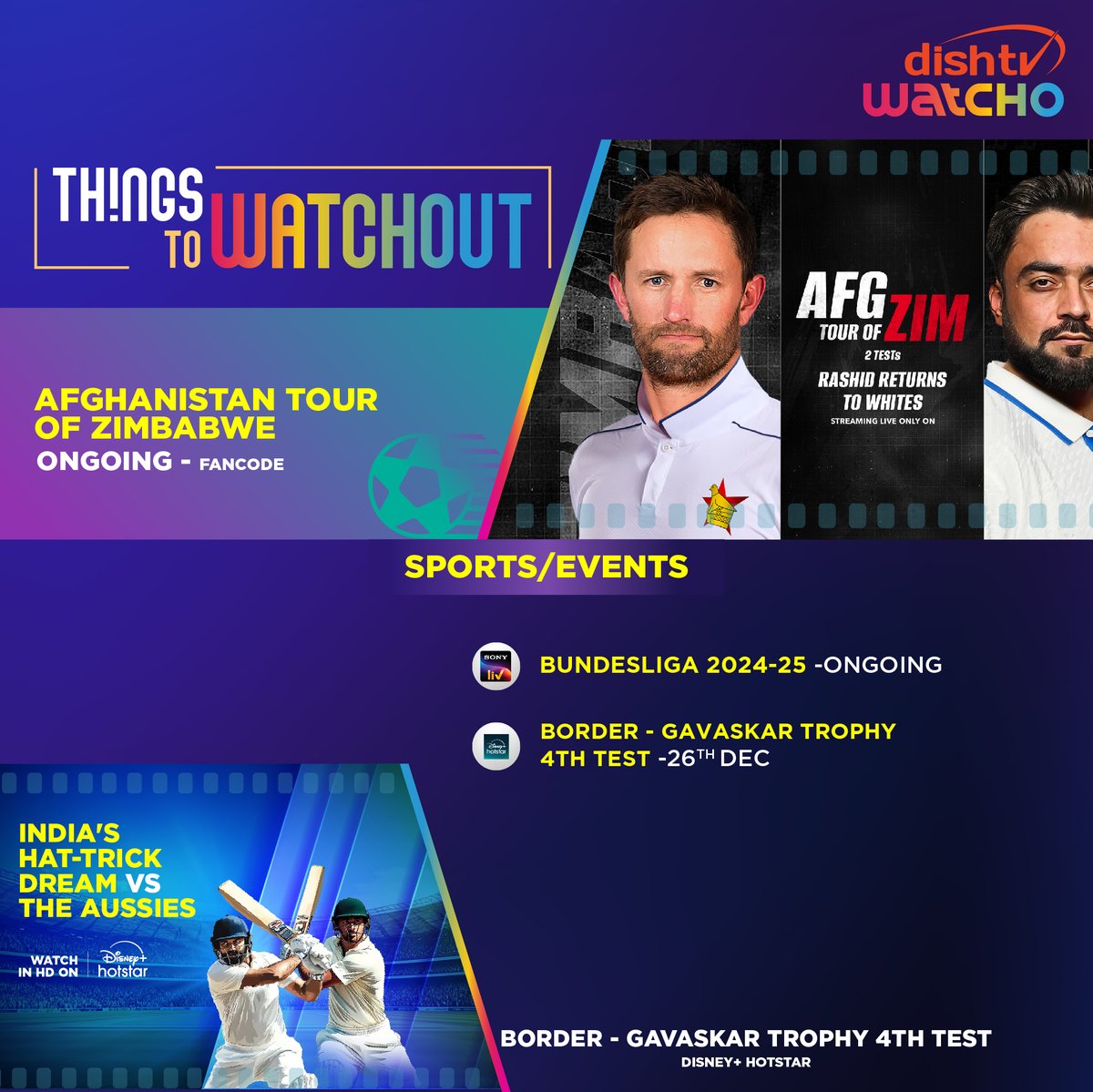 watchoapp's tweet photo. The weekend is here, time to catch the latest #Movies, #WebSeries, #LiveEvents, and #Sports all in one place.
Save this post for quick access, and start streaming with the link https://t.co/60UVpHup9x
#TopPicks #Entertainment #MustWatchList #DishTVWatcho #ThingsToWatchout https://t.co/aabYZYl7Uv