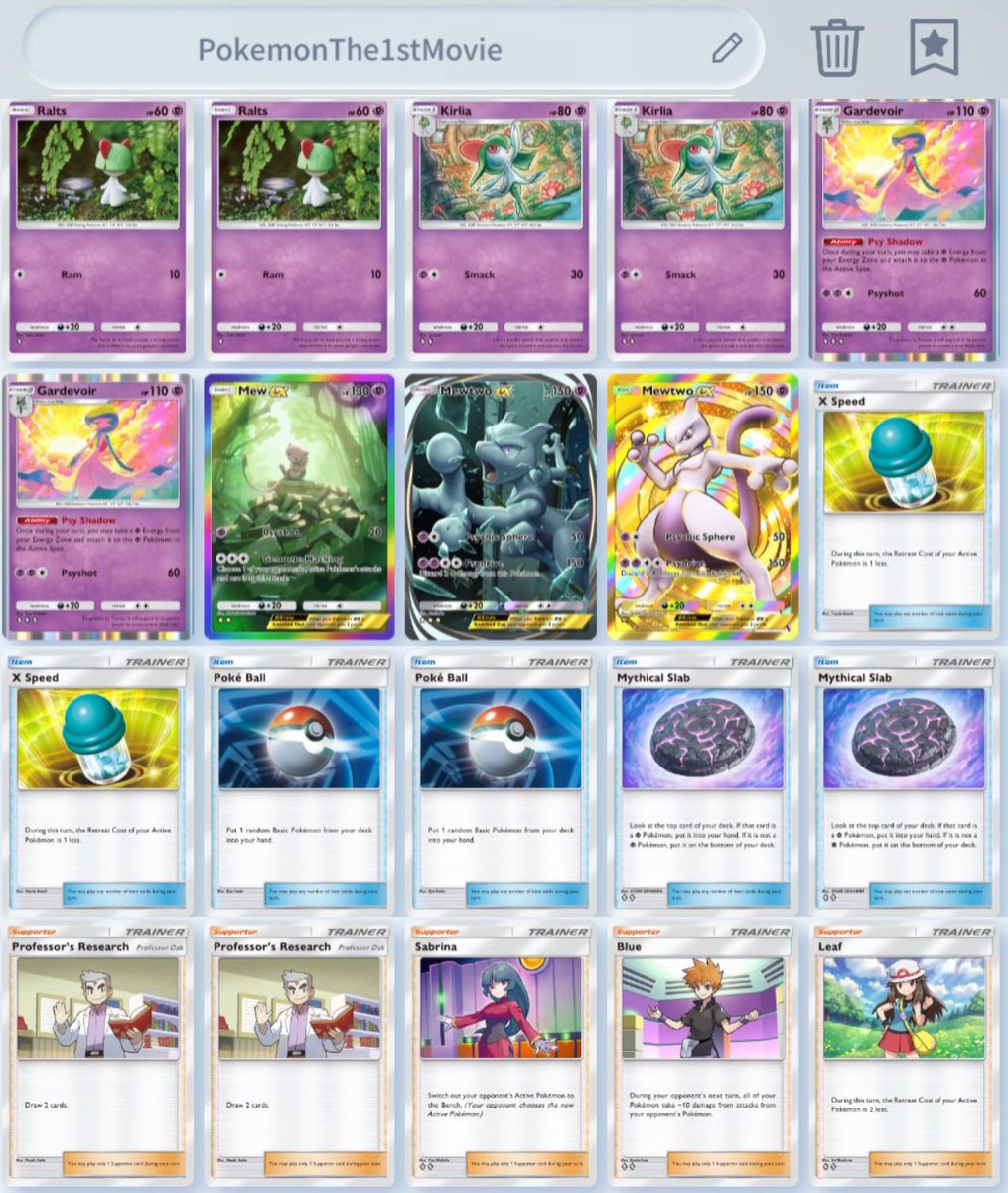 Smooth sailing for an early 45 wins with the new mewEx version of M2 aka “Pokemon: The First Movie Deck
 
Guide or matchup guide coming this weekend? 

#PokemonTCGP #pokemonpocket #Mewtwo