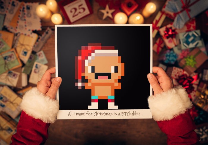 ✨ Christmas Giveaway ✨

This cute lil santa needs a new Home 

🎁 like &amp; repost
🎁 follow <a href="/BTCbabbies/">BTC Babbies (251016 - 350431)</a> 
🎁 quote this Post with :

"All i want for Christmas is a <a href="/BTCbabbies/">BTC Babbies (251016 - 350431)</a> 🤶🏻" 

Winner will be announced on the 25th, good luck fam 🧡🫵🏼