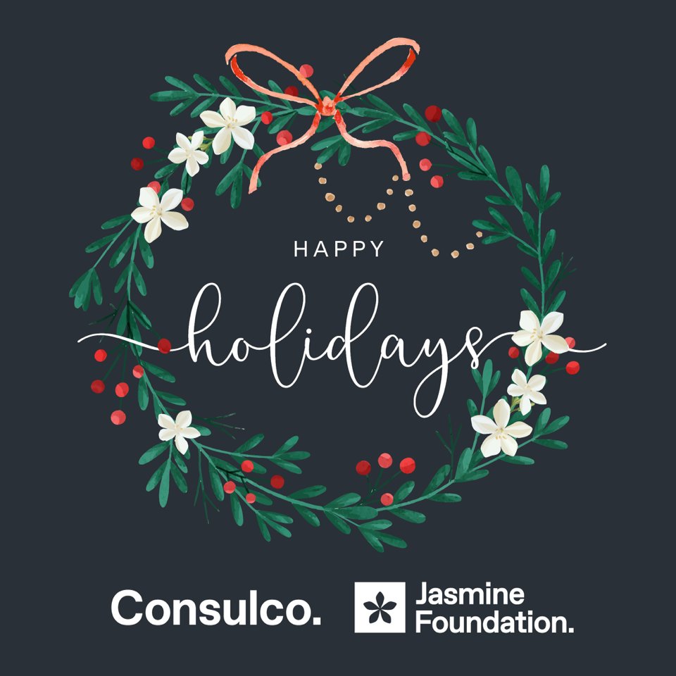 ConsulcoGroup's tweet photo. We’re proud to introduce The Jasmine Foundation, our non-profit organisation inspired by the resilient Jasmine flower - a symbol of unity, diversity, and strength.
More information: https://t.co/Ri9SvxcvvG
Merry Christmas filled with love, giving and hope! https://t.co/H05zf7LCJG