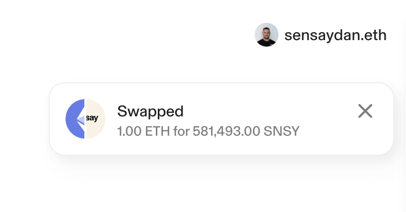 sensaydan's tweet photo. Just buy $SNSY https://t.co/4BvlkGvt84