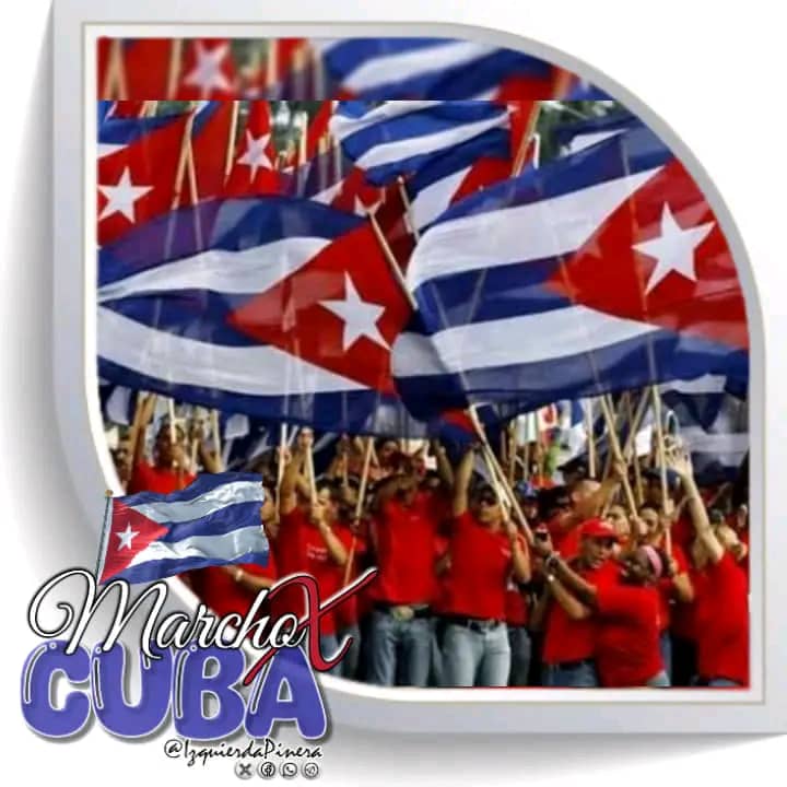 Hoy, Marcha del Pueblo Combatiente
Contra el bloqueo y para que #Cuba sea excluida de la Lista de países supuestamente patrocinadores del terrorismo. Nos vemos. MarchoXCuba.💪💪🇨🇺🇨🇺🇨🇺
#SiPorCuba