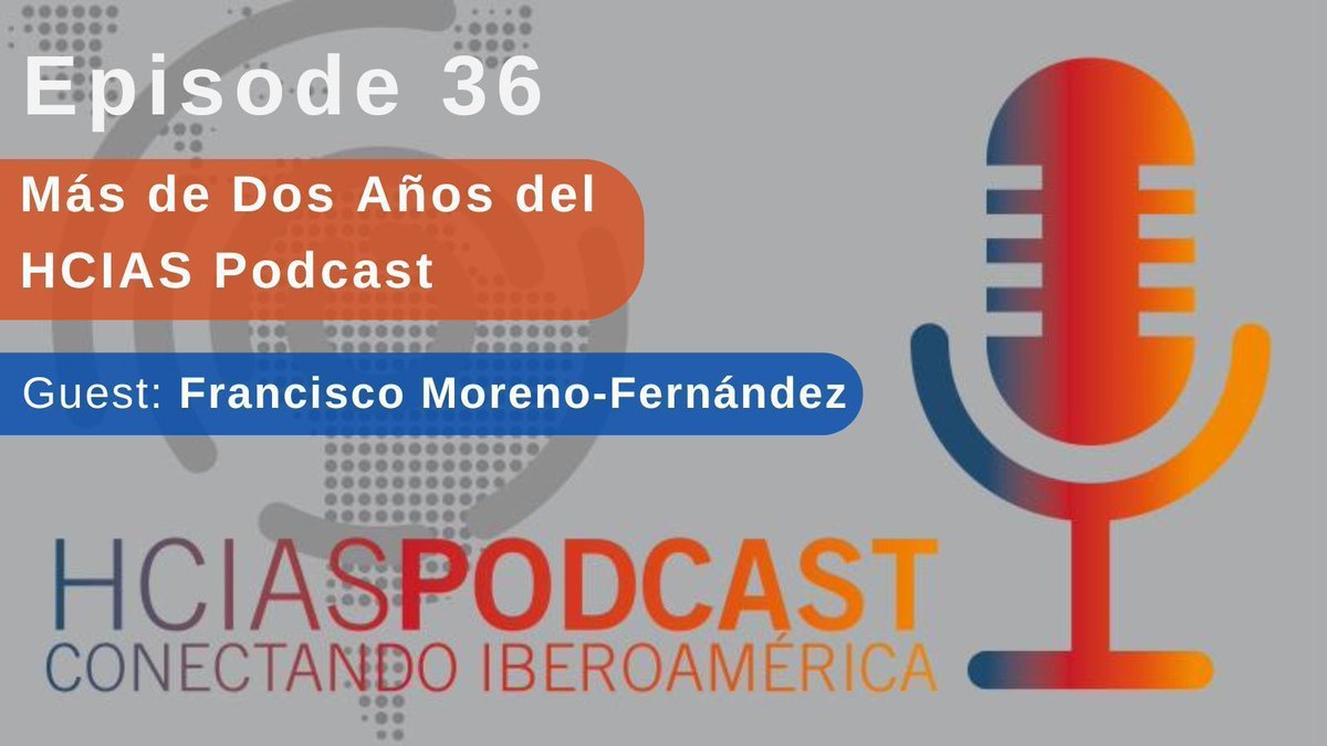 Heidelberg Center for Ibero-American Studies (@hcias_unihd) on Twitter photo New #HCIASPODCAST where we reflect on more than two years of the HCIAS podcast and the role audiovisual media play in science communication with Prof. Dr. Francisco Moreno-Fernández (<a href="/FMorenoFdez/">Francisco Moreno-Fernández</a>). Listen here 👉 buff.ly/41FMOH4 New #HCIASPODCAST where we reflect on more than two years of the HCIAS podcast and the role audiovisual media play in science communication with Prof. Dr. Francisco Moreno-Fernández (<a href="/FMorenoFdez/">Francisco Moreno-Fernández</a>). Listen here 👉 buff.ly/41FMOH4