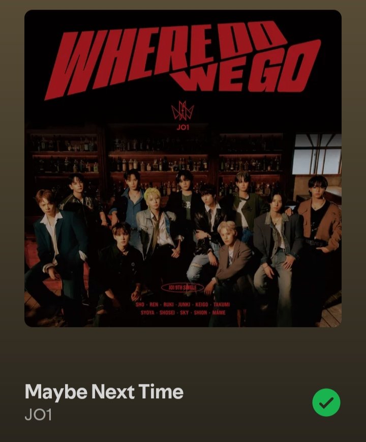 MY SOTYYY😢✨✨

lagu ini beneran menggambarkan perasaan aku kayak "oh yaudah mungkin ini bukan masanya aku, lain kali mungkin masih bisa" apalagi di part "why do all my dreams feels impossible?" it's like--😕💔💔
makanya pas nonton performancenya, aku nangis bgt, lysm guys..🤍