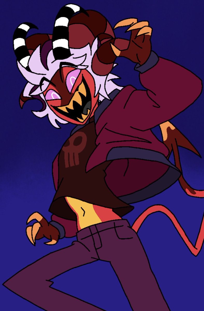 Goofy_Weirdo449's tweet photo. Atticus Darksin Baal-Peor (His full name)
Wearing a coat made by Velvette
#HazbinHotel #HelluvaBoss #HelluvaHazbin #HazbinHotelAU #HelluvaBossAU #AU #Atticus #art #oc #ocart #artwork #Velvette #coat https://t.co/EK4Jeqab1e