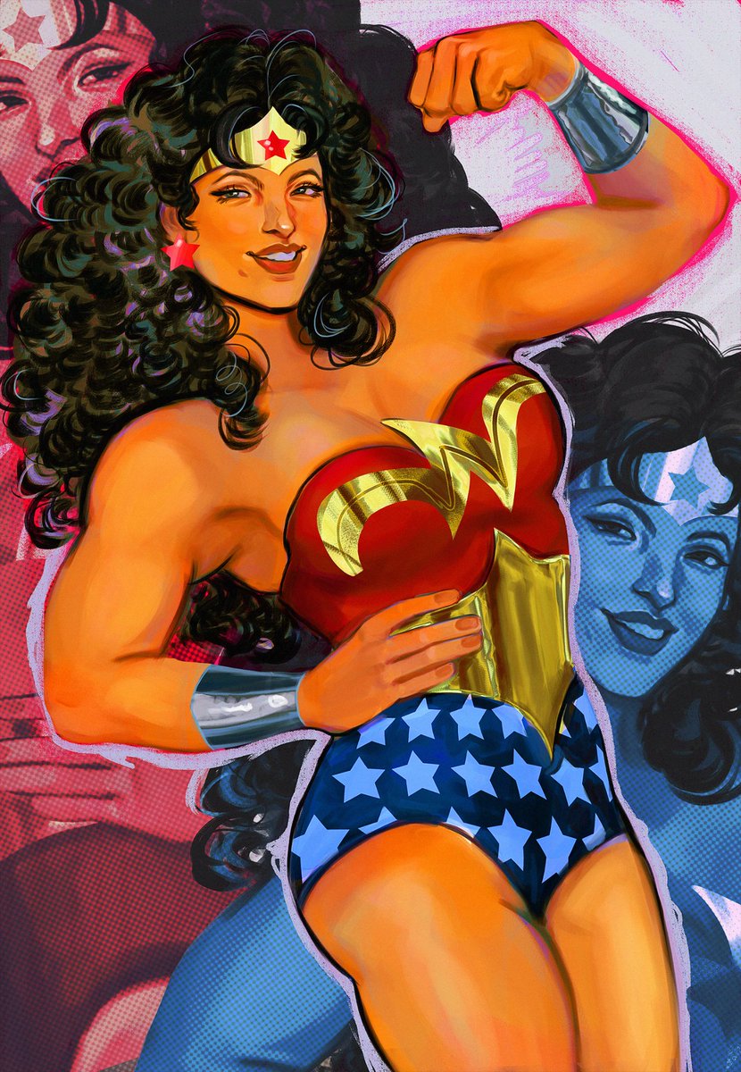 Iuraimv's tweet image. Diana with curly hair &amp;gt;