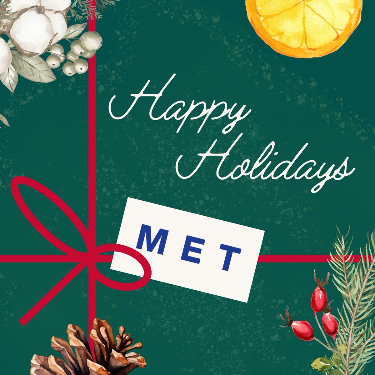 metprinters's tweet image. Wishing you all a joyful holiday season filled with warmth, relaxation, and inspiration. Happy Holidays and a wonderful start to 2025.

metprinters.com 

#MET #METPrinters #Holidays #HappyHolidays #2025