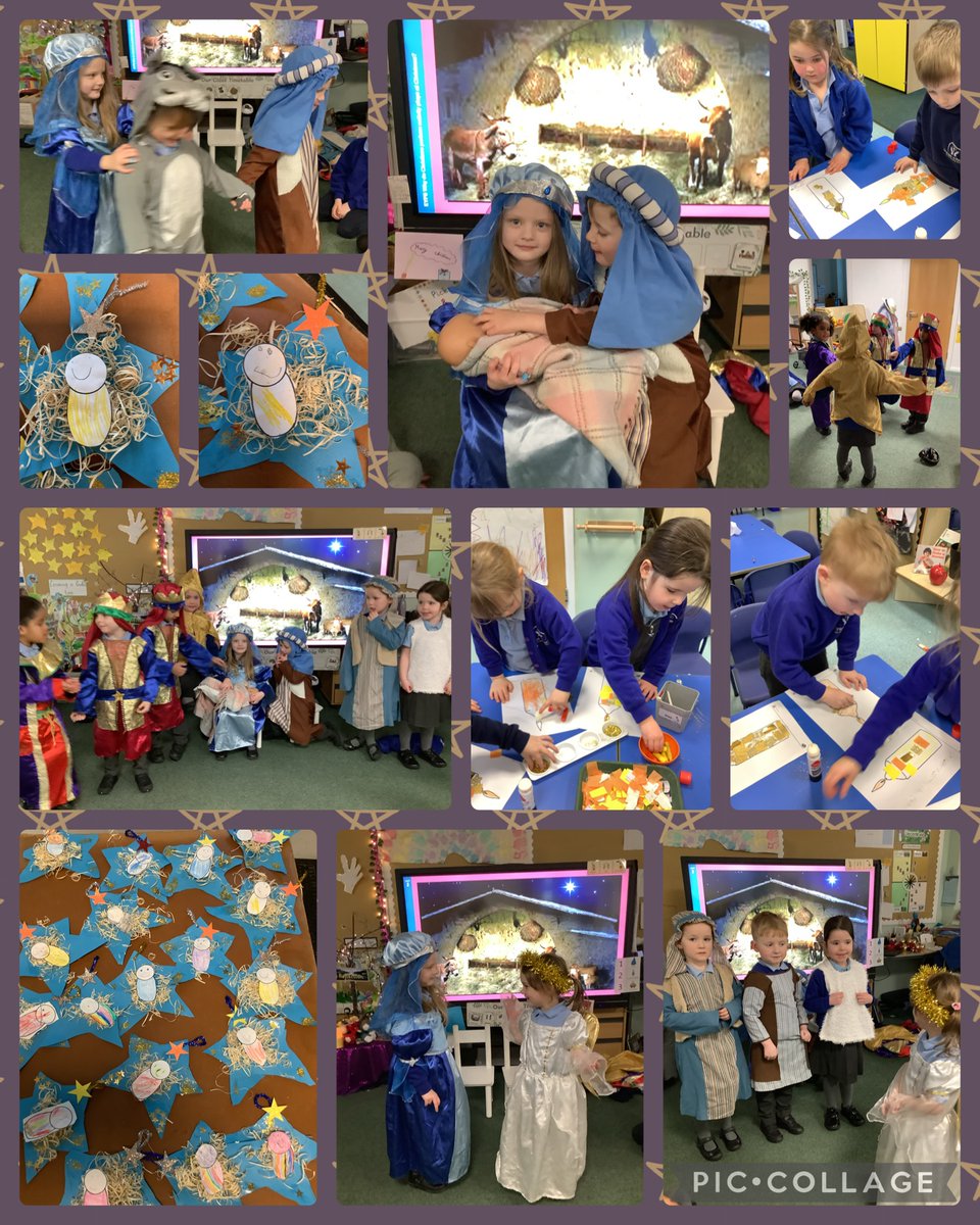 Over the past few weeks, Saplings have been thinking about why Christmas is special for Christians. Together they have retold The Christmas Story through drama and puppet play and have created candles and stars to show that Jesus was a special baby.