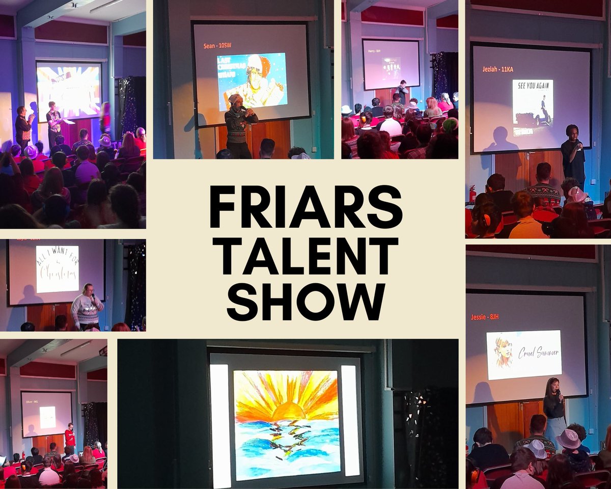 AcademyFriars's tweet photo. What an incredible week it has been at Friars.
Thursday was our staff Panto, written by Mr Bodicoat and performed by our talented staff, and today (Friday) we had our annual student talent show, which was simply spectacular.
#TeamFriars https://t.co/aTnysRw8Ty