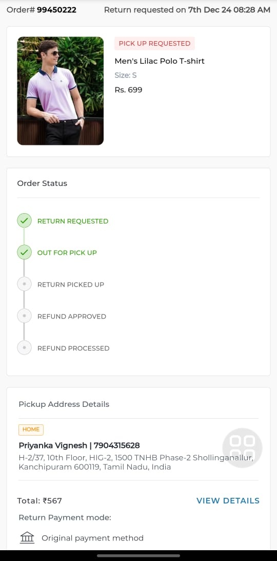 dsvignesh's tweet photo. @bewakoof @bewakoof doesn't have a customer care mobile number to report a complain.Kindly look into the issue and resolve it as soon as possible. product name:BUSHIRT MenLilac polo  T-shirt,order#99450222,Ticket ID 3086916. I have attached a single wrong item picture and delivery cover https://t.co/MNuqcdHdr0