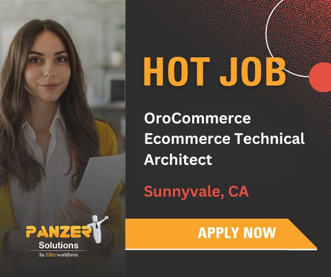 panzersolution's tweet image. Job Title: OroCommerce Ecommerce Technical Architect
Location: Remote
Duration: 6 Months Contract to Hire
Share resumes at resume@panzersolutions.com
Click Here: panzersolutions.com/jobopportunuti…
#PanzerSolutions #OroCommerce #ecommerce #TechnicalArchitect #JobSearch #JobSeekers #Jobs