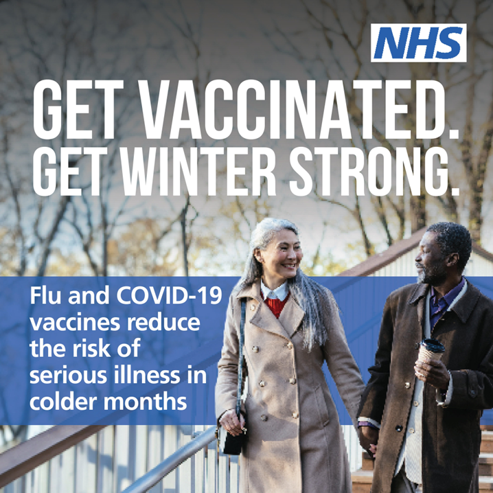 It’s not too late to get your #flu or #COVID_19 jabs over the holiday season! 🌟 Infections are doubling every 10 days, and we’re expecting flu and COVID-19 cases to rise, that's more pressure on NHS hospitals &amp; staff.   
Do it this weekend! #GetVaccinated
nhs.uk/service-search…