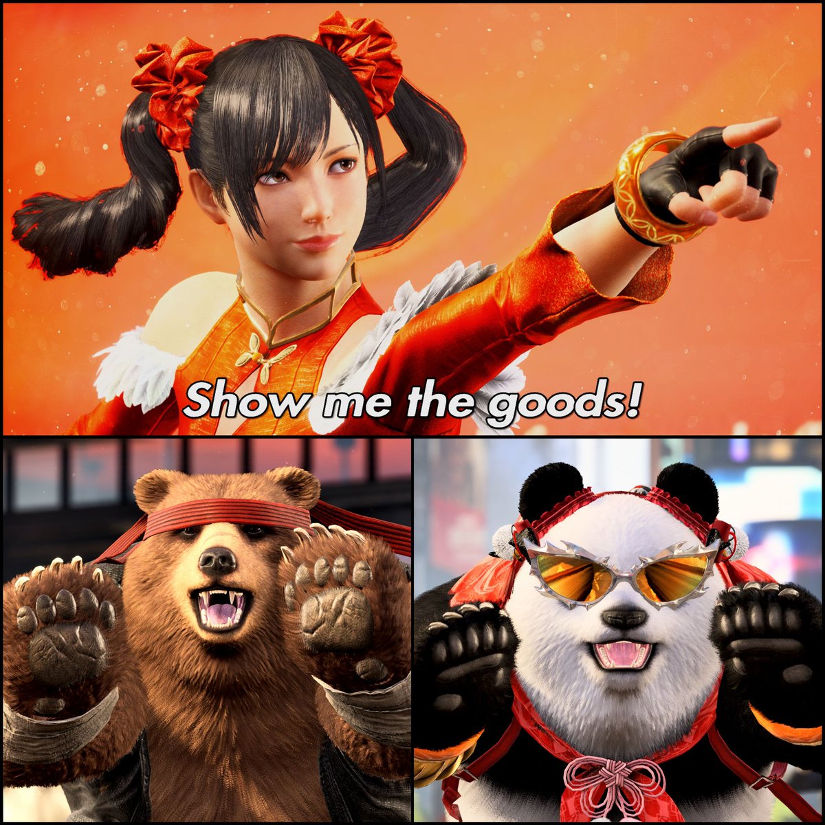 ameeba37's tweet photo. Beans 🐻🐼

#TEKKEN8 #TEKKEN30th https://t.co/QyobQvmJlC