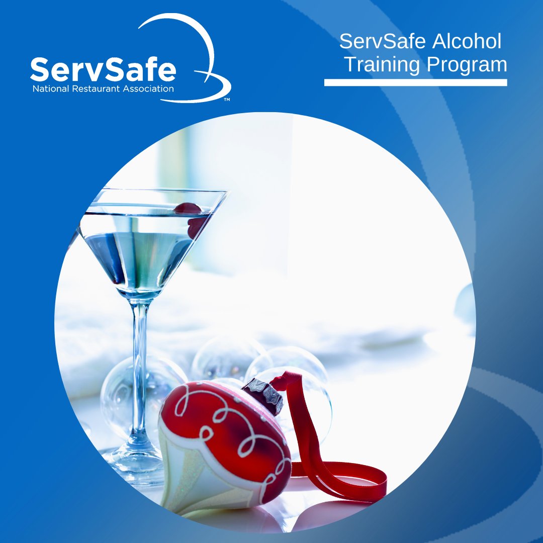 🎄🍸 The holiday rush means packed dining rooms and festive cheer—but it’s crucial to prioritize responsible alcohol service.
Our ServSafe Alcohol Training Program equips staff with best practices for safety and enjoyment. 
Learn more: 👉 servsafe.com/ServSafe-Alcoh…